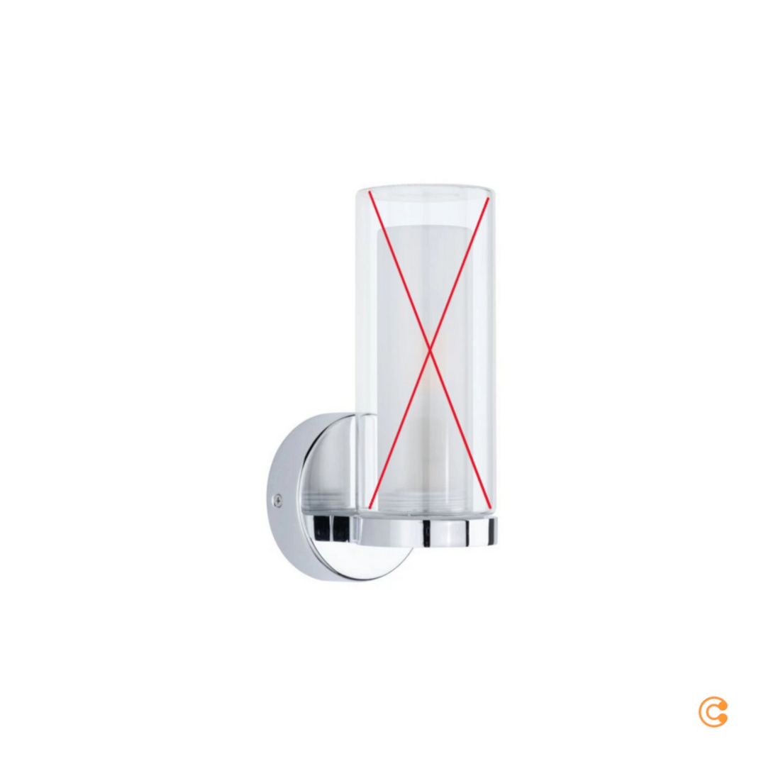 Paulmann Luena Wandleuchte Ip44 Chrom E14 Wandlampe Lampe Siehe Text/Foto B-Ware - 4000870710760