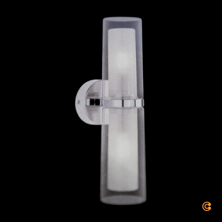 Paulmann Luena Wandleuchte Wandlampe Ip44 Chrom E14 2 Flg Siehe Text/Foto B-Ware - 4000870710777