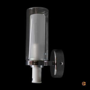 B-Ware Paulmann Luena Wandleuchte Wandlampe Ip44 Chrom E14 2 Flg Badezimmerleuchte