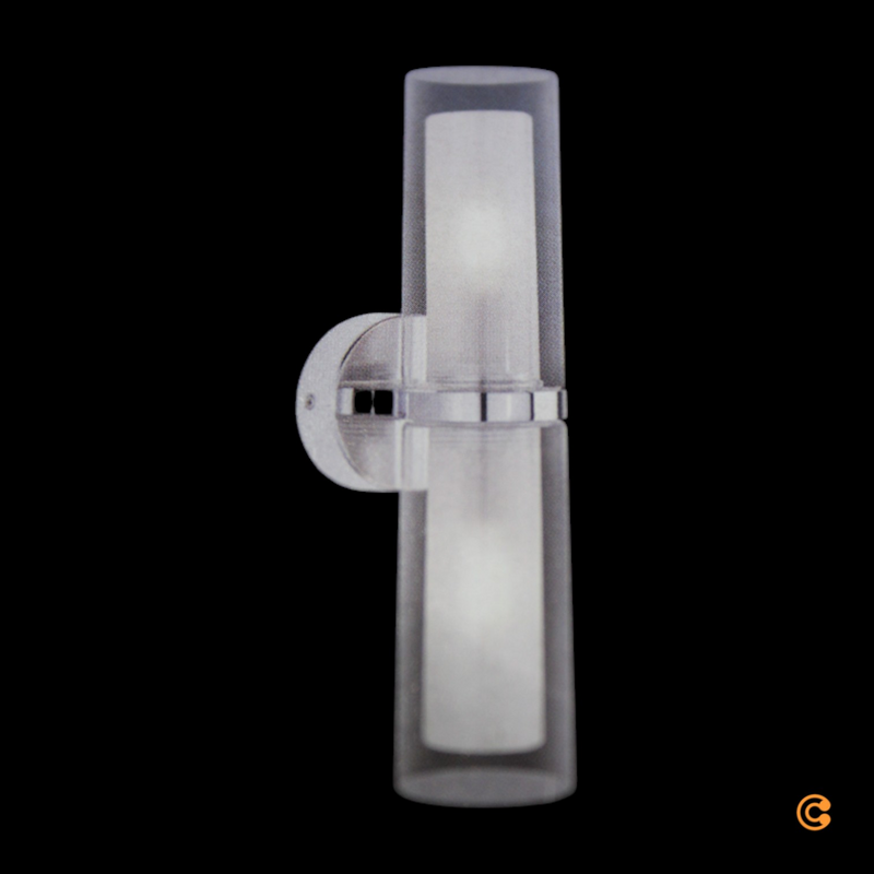 B-Ware Paulmann Luena Wandleuchte Wandlampe Ip44 Chrom E14 2 Flg Badezimmerleuchte