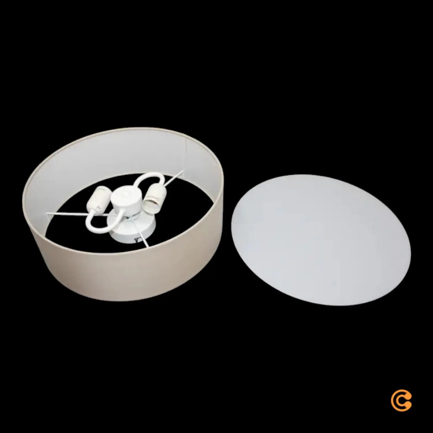 B-Ware Paulmann Mari Deckenlampe Stoffschirm Beige Deckenlampe Deckenlicht E27 Leuchte - 4000870709528