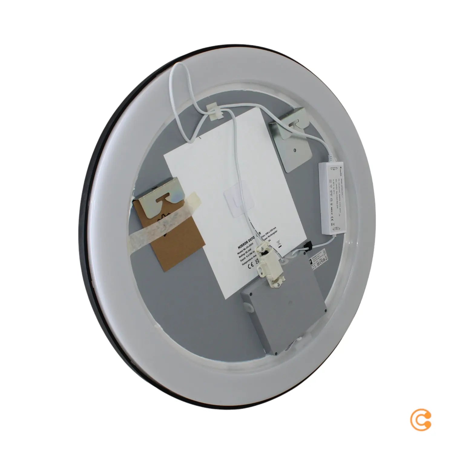B-Ware Paulmann Wandspiegel Spiegel Mirra Led Dimmbar Touch Schwarz Metall Acryl 59cm - 4000870710883