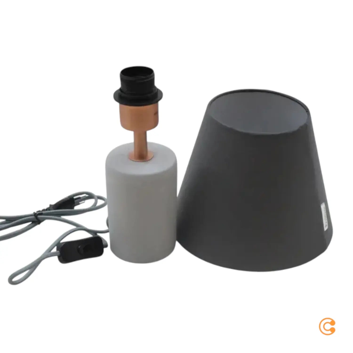 B-Ware Paulmann Neordic Tem 79622 Nachttischlampe Tischleuchte Led E27 20 W Beton Grau - 4000870796221