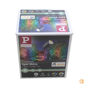 B-Ware Paulmann Gartenstrahler Erdspießspot Plug Shine Shira Zig Bee Rgbw Anthrazit Led