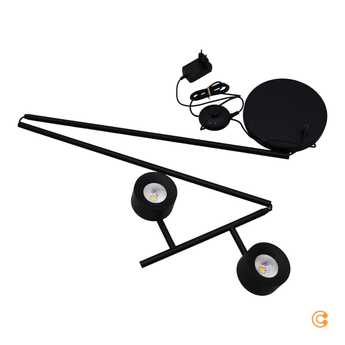 Paulmann Stehleuchte Stehlampe LED schwarz Dimmer warmweiß Metall Kunststoff - 4000870797754