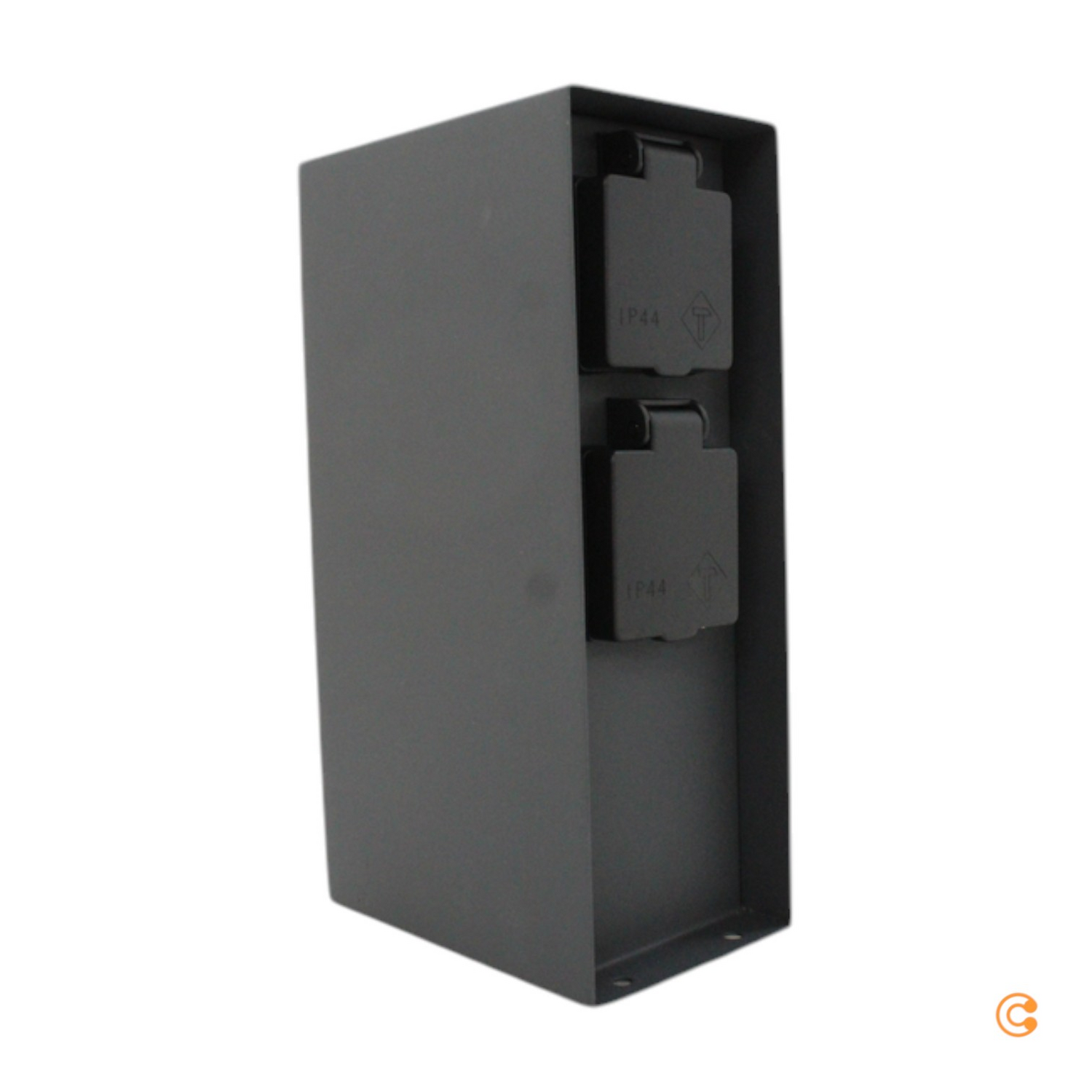 B-Ware Paulmann Steckdosensäule Stromsäule Außenbereich Anthrazit Edelstahl Ip44 4 Fach - 4000870943137