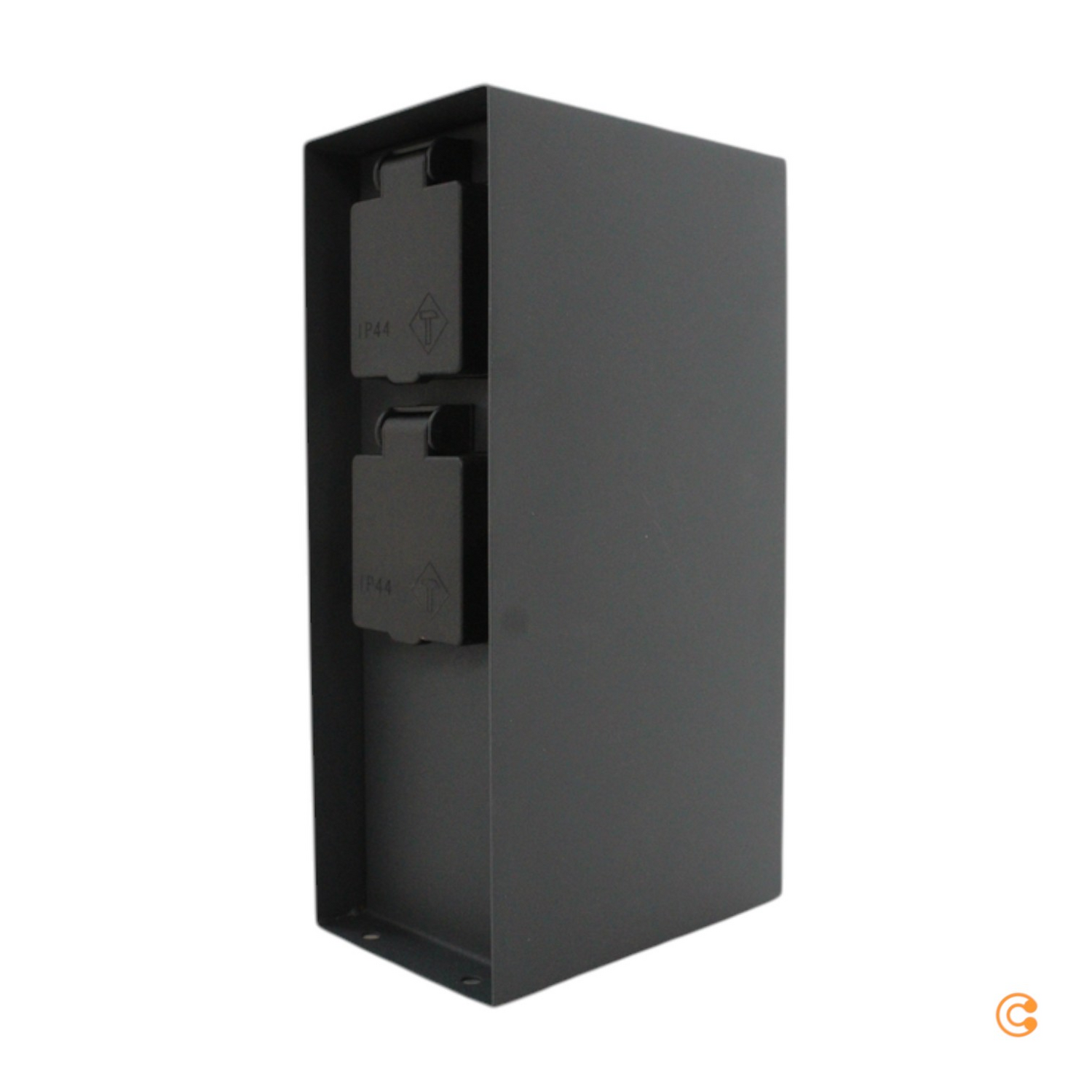 B-Ware Paulmann Steckdosensäule Stromsäule Außenbereich Anthrazit Edelstahl Ip44 4 Fach - 4000870943137