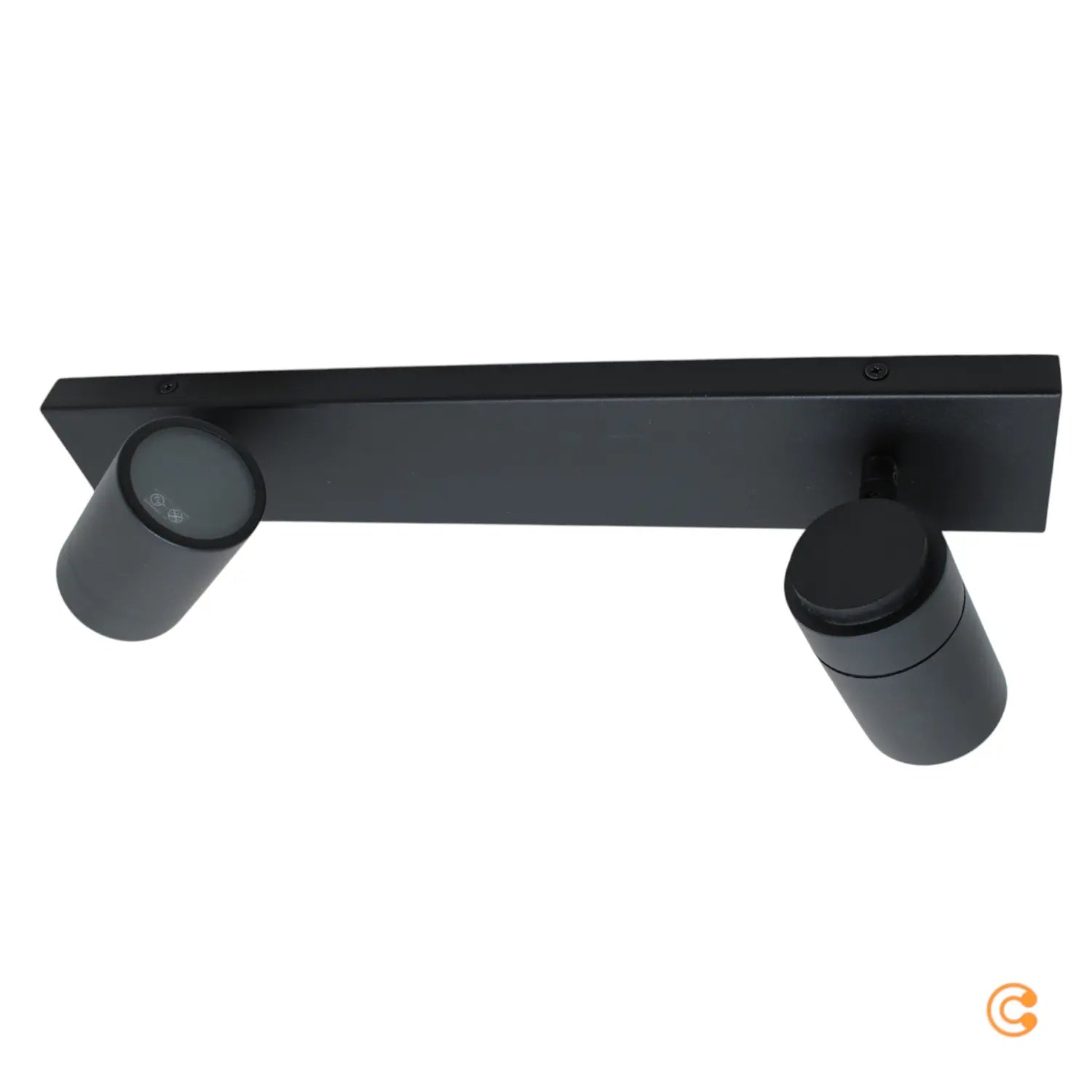 B-Ware Paulmann Deckenleuchte Strahler Zyli 2 Spots Dimmbar Gu10 Led Matt Schwarz Ip44