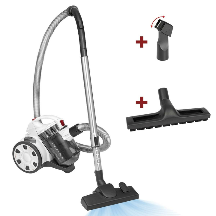 Profi Care Staubsauger Trockensauger Sauger Ohne Beutel Beutellos Weiß Edelstahl B-Ware