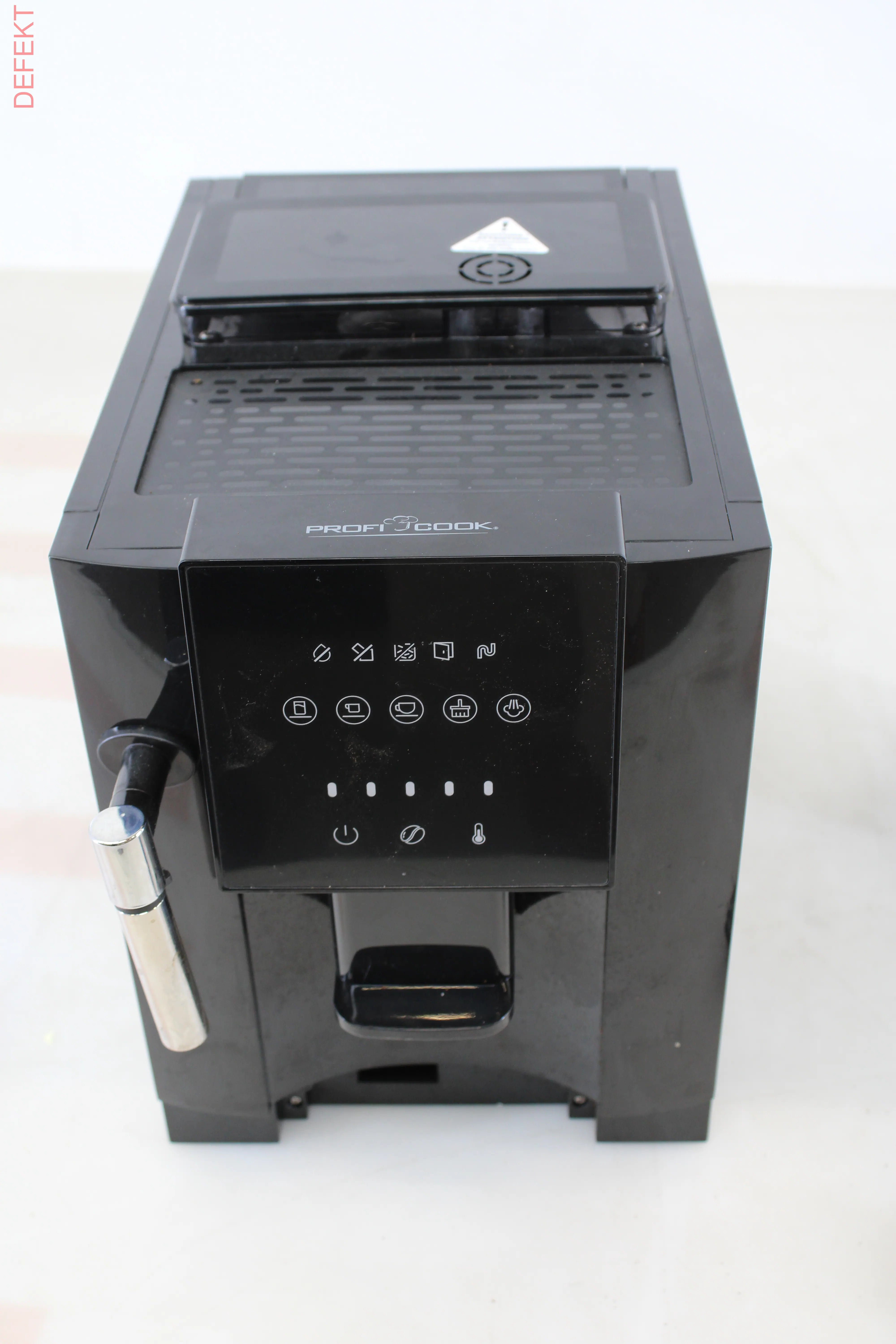 D-Ware Profi Cook Kav 1281 Schwarz Kaffeevollautomat Kaffeemaschine Defektware - 4006160012613