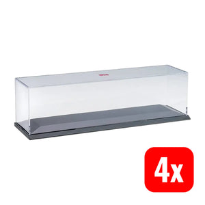 B-Ware Sammlervitrine Vitrine H0 N Tt Z Polycarbonat Modellbahnbox 260x75x70 Mm 4 Stück