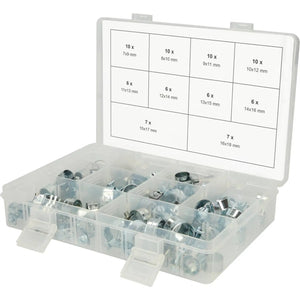 B-Ware Ks Tools Schlauchschelle 970.0770 Set Sortiment Schlauchschellen Koffer 78 Teile