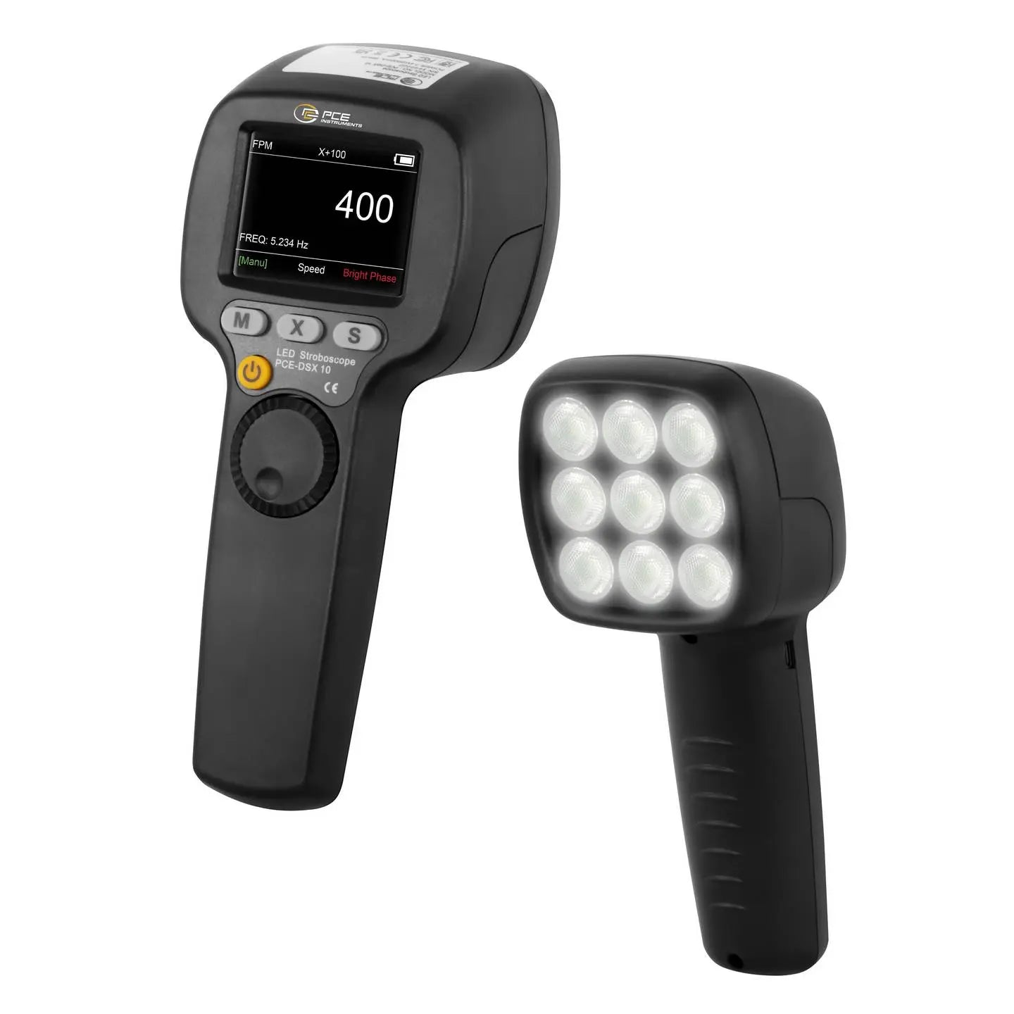 B-Ware Pce Instruments Stroboskop Drehzahlmesser Digital Stroboskop Messgerät Weiß Led - 4250348733504