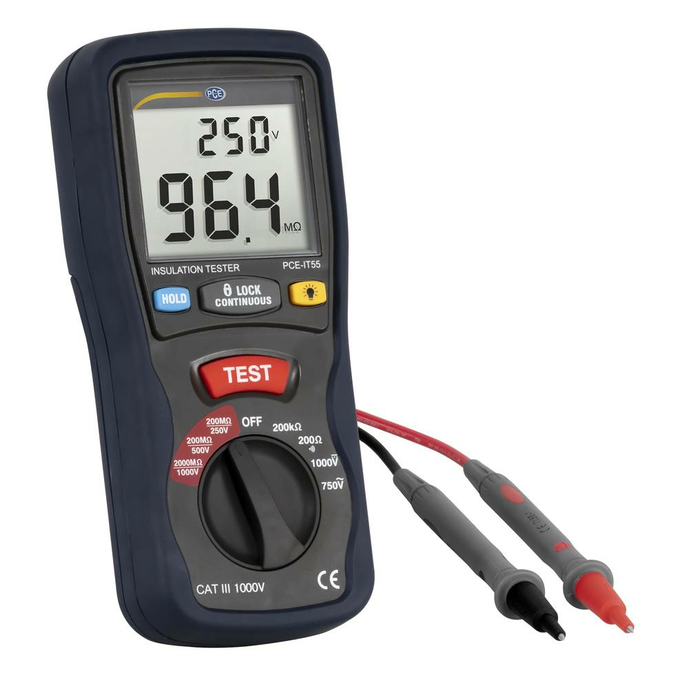 B-Ware Pce Instruments Isolationsmesser Isolationsprüfer Abgreifklemme Inkl.Tragekoffer - 4250348700988