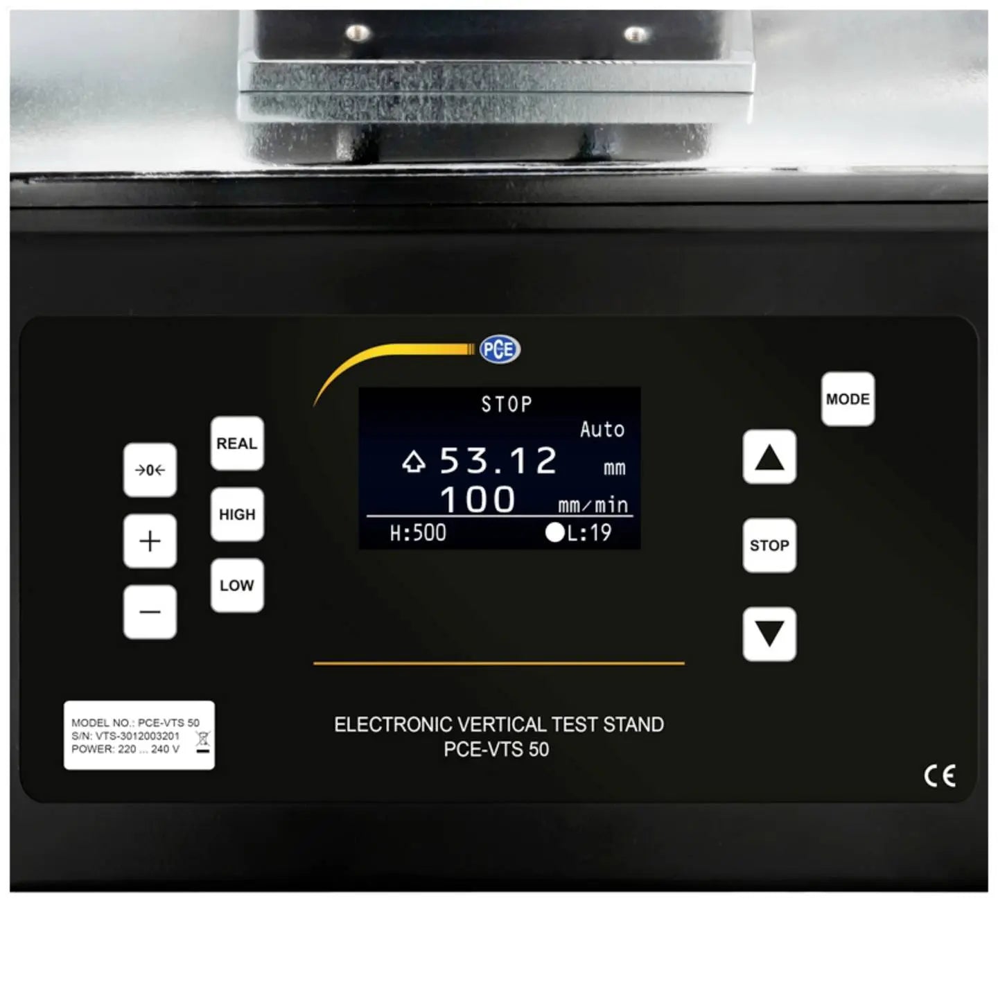 B-Ware Pce Kraftmessstand Prüfstation Motorteststand Zugprüfung Druckprüfung Display - 4250348723192
