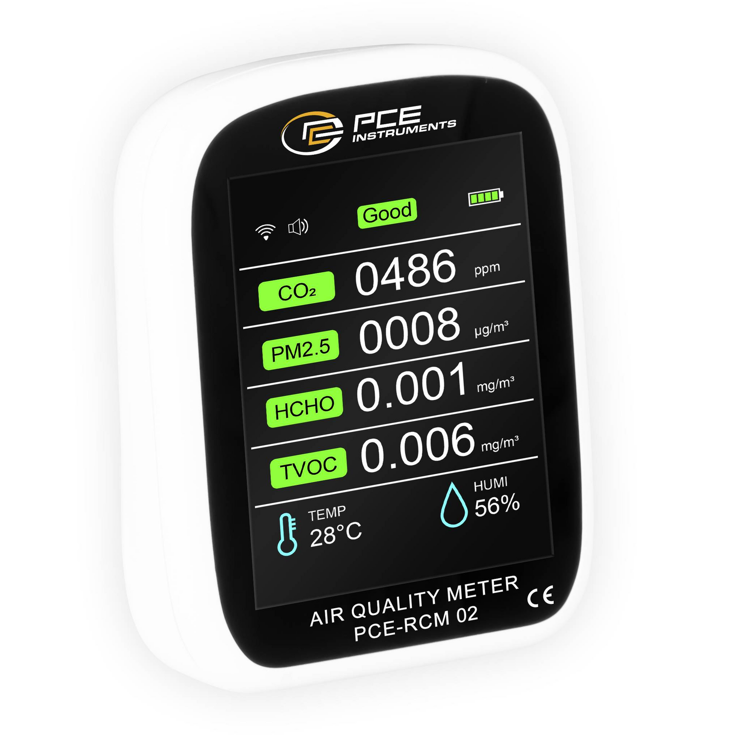 B-Ware Pce Instruments Luftqualitätsdetektor Partikelzähler Co2 Usb C Umwelt Messgerät - 4250348735096