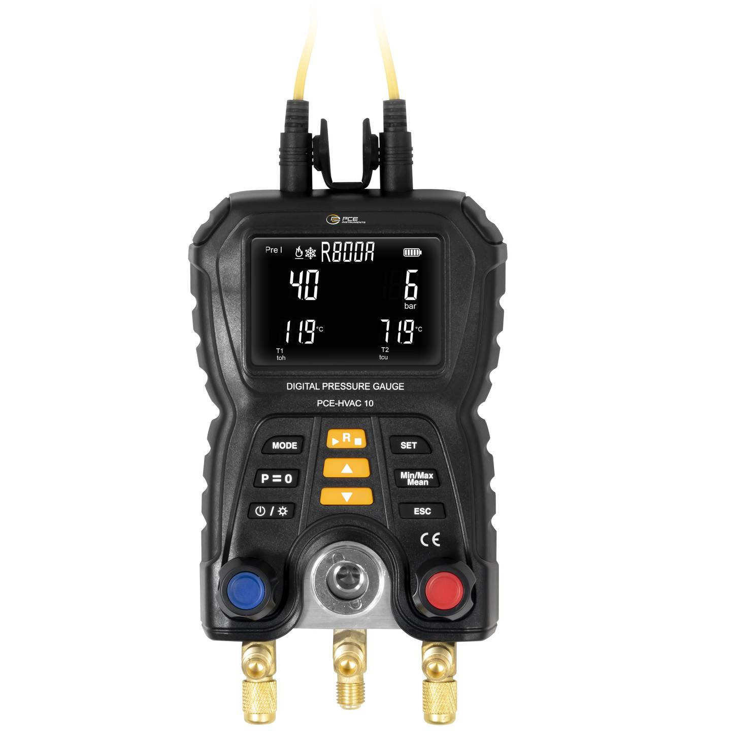 B-Ware Pce Instruments Druckmesser Messgerät Hvac 10 2 Wege Ventilblock 3 Anschlüsse - 4250348732200