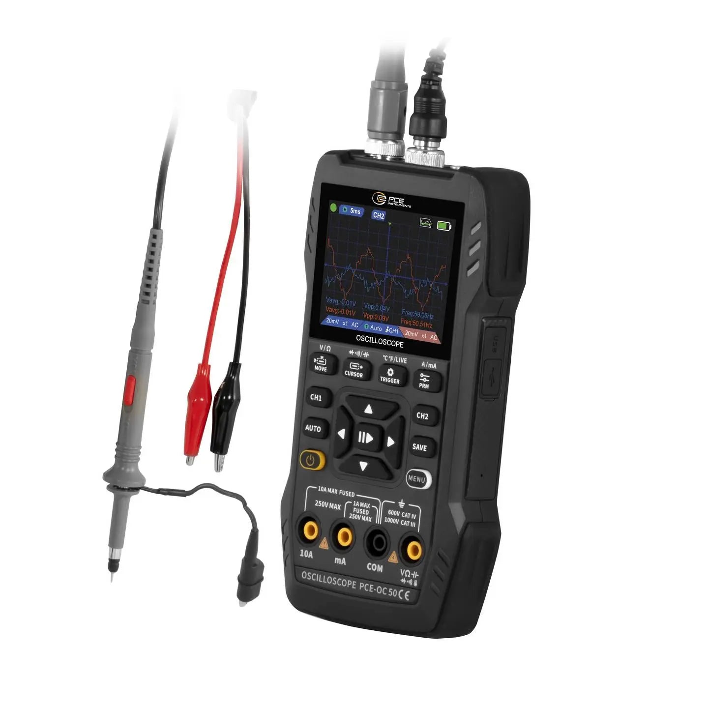 B-Ware Pce Instruments Oszilloskop Multimeter Messgerät Pce Oc 50 Signalgenerator - 4250348736840