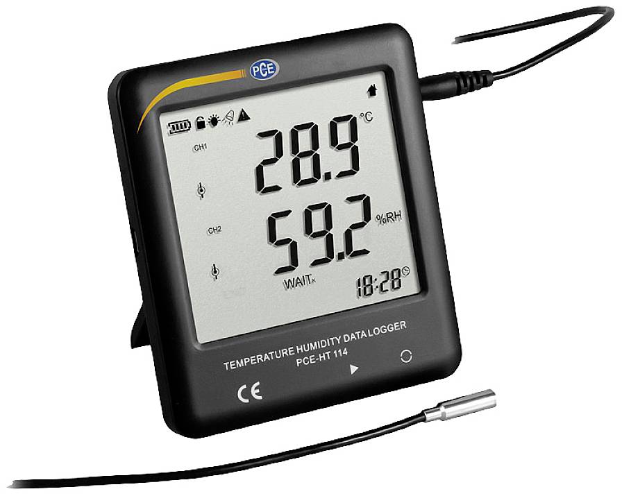 PCE Instruments PCE-HT 114 PCE-HT 114 Multi-Datenlogger Messgröße Temperatur - 4250348720115