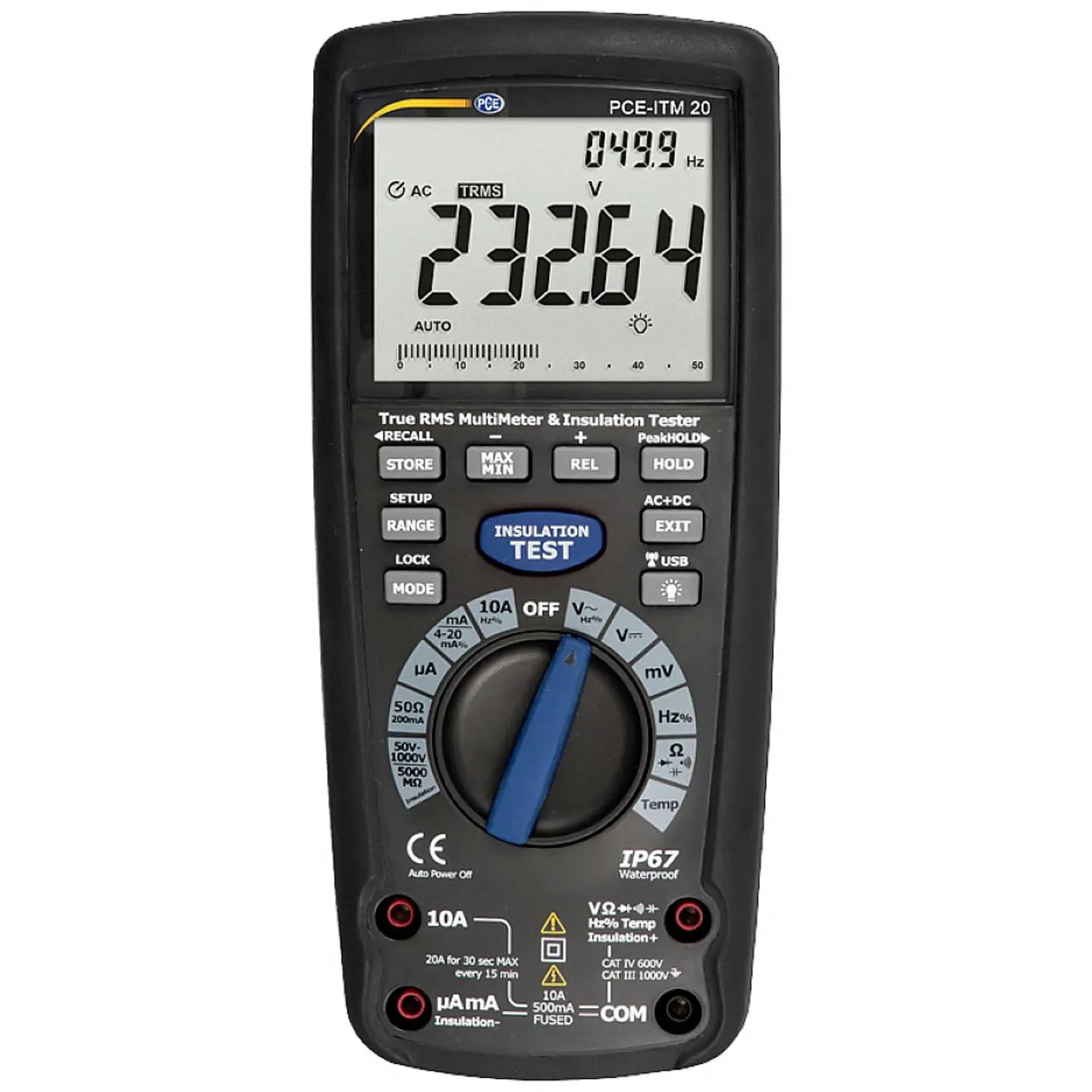 B-Ware Pce Instruments Hand Multimet Messgerät Isolationsmessung Speicherfunktion - 4250348718563