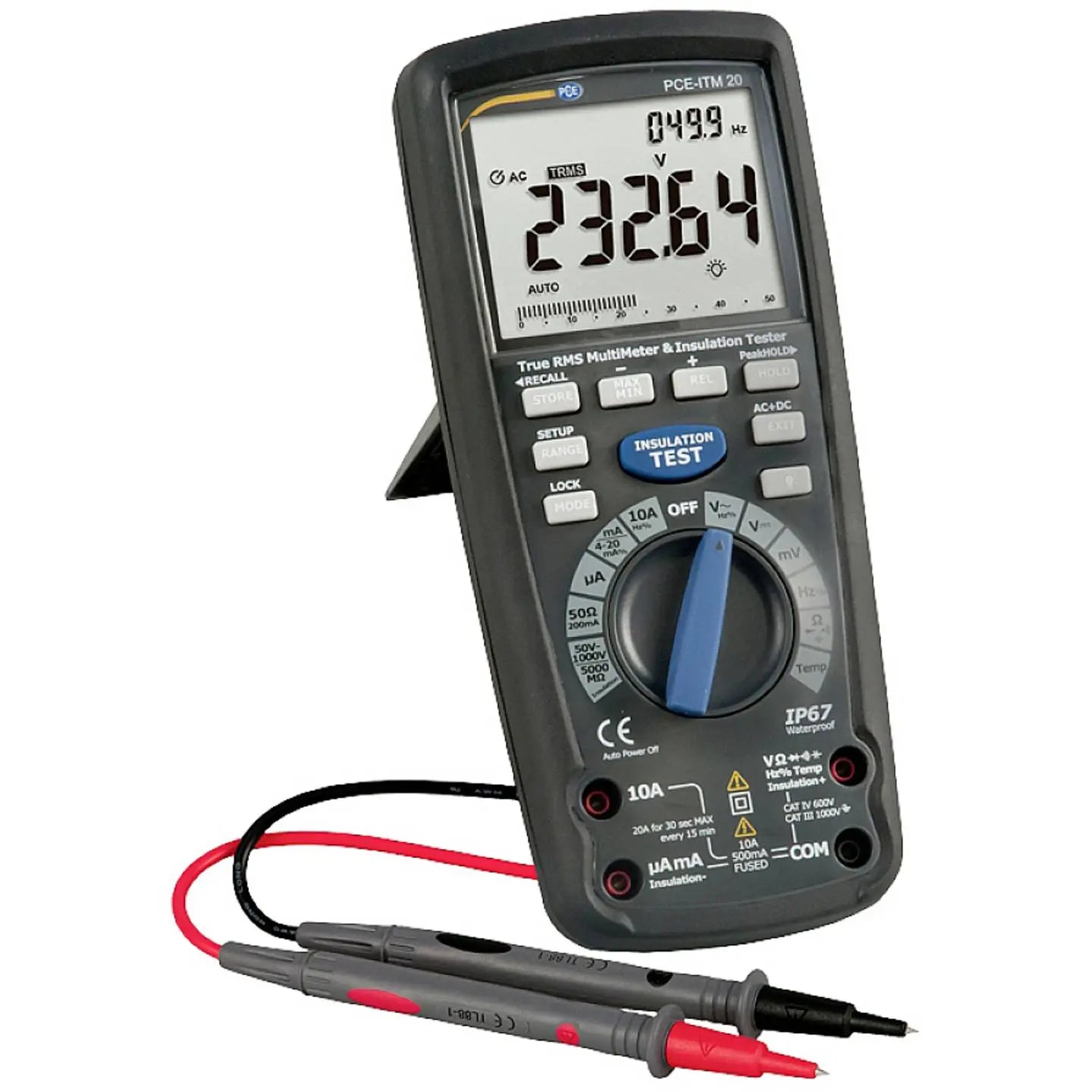 B-Ware Pce Instruments Hand Multimet Messgerät Isolationsmessung Speicherfunktion - 4250348718563