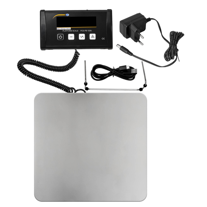 PCE Instruments Plattformwaage PCE-PB 150N bis 150 kg Waage Industriewaage