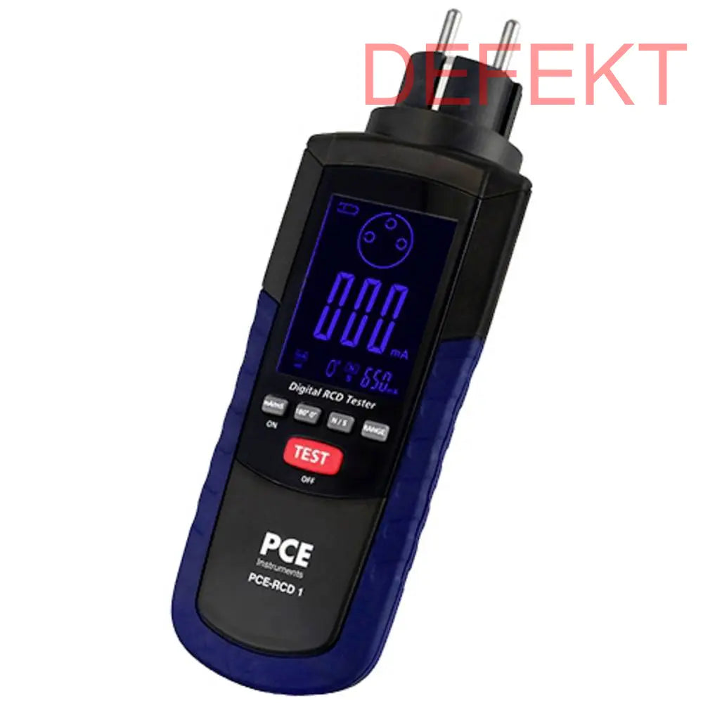 D-Ware Pce Instruments Pce Rcd 1 Installationstester Vde Norm 0100 600 Defektware - 4250348710642