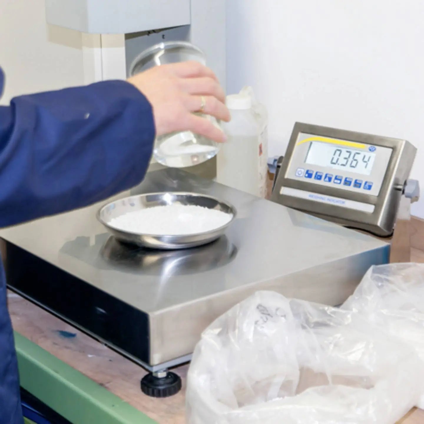 B-Ware Pce Plattformwaage Bodenwaage Digitalwaage Display Stativ Netzteil Anleitung - 4250348716798