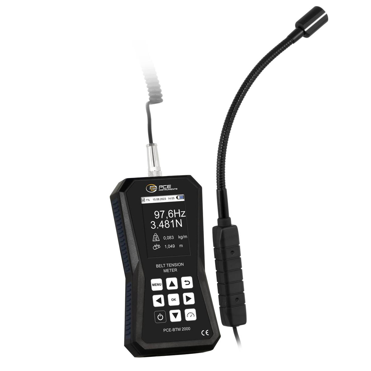 PCE Instruments Riemenspannungsmessgerät PCE-BTM 2000L Spannungsmessgerät - 4250348733603