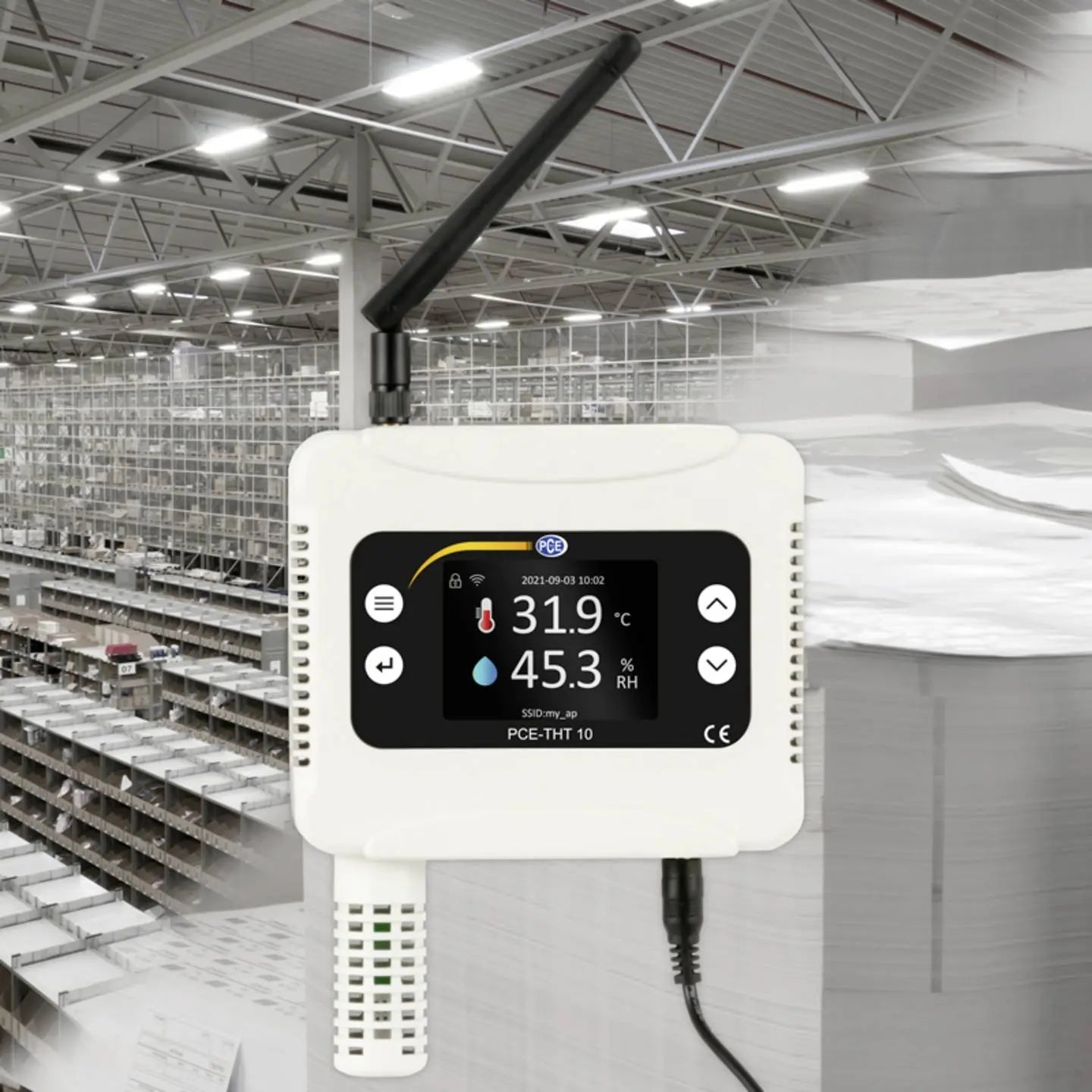 B-Ware Pce Wlan Hygrometer Luftfeuchte Datenlogger Temperatur Messgerät Pce Tht 10 - 4250348728258