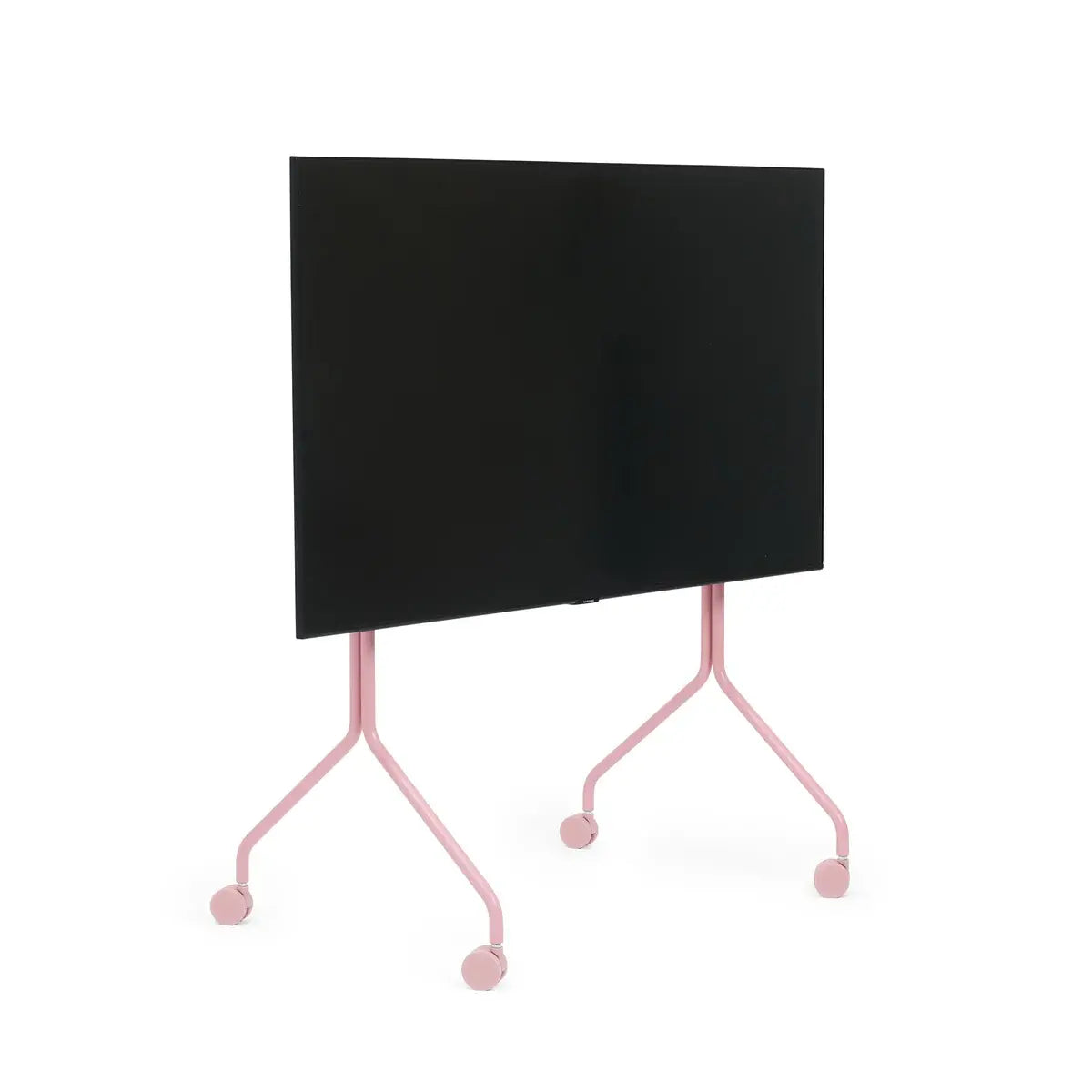 B-Ware Pedestal Moon Rollin Tv Ständer Halterung Fernseher 40 70 Zoll Rosa Bubble Gum - 5740027301050