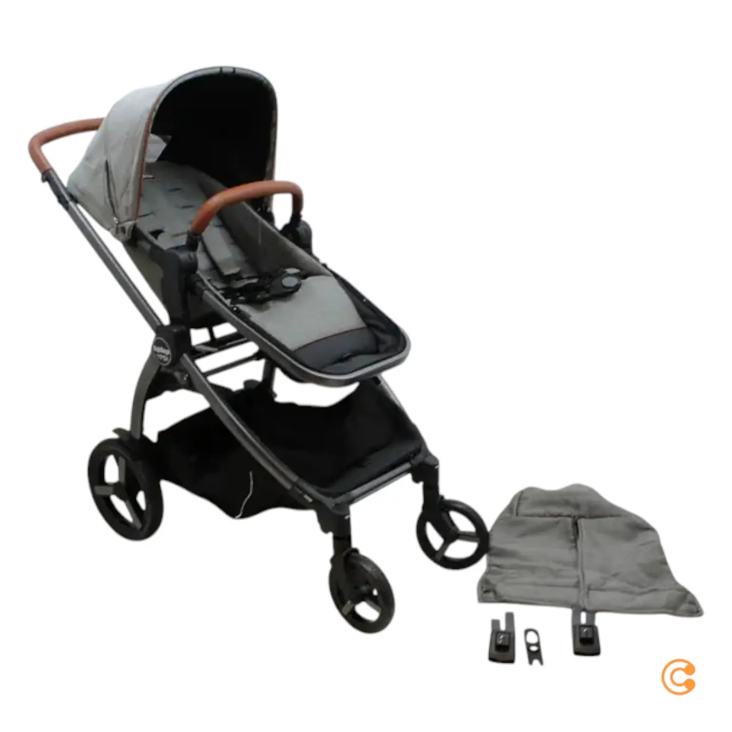 B-Ware Peg Perego Kinderwagen Kombi Ypsi Polo Schwarz Siehe Text/Foto - 8005475388785