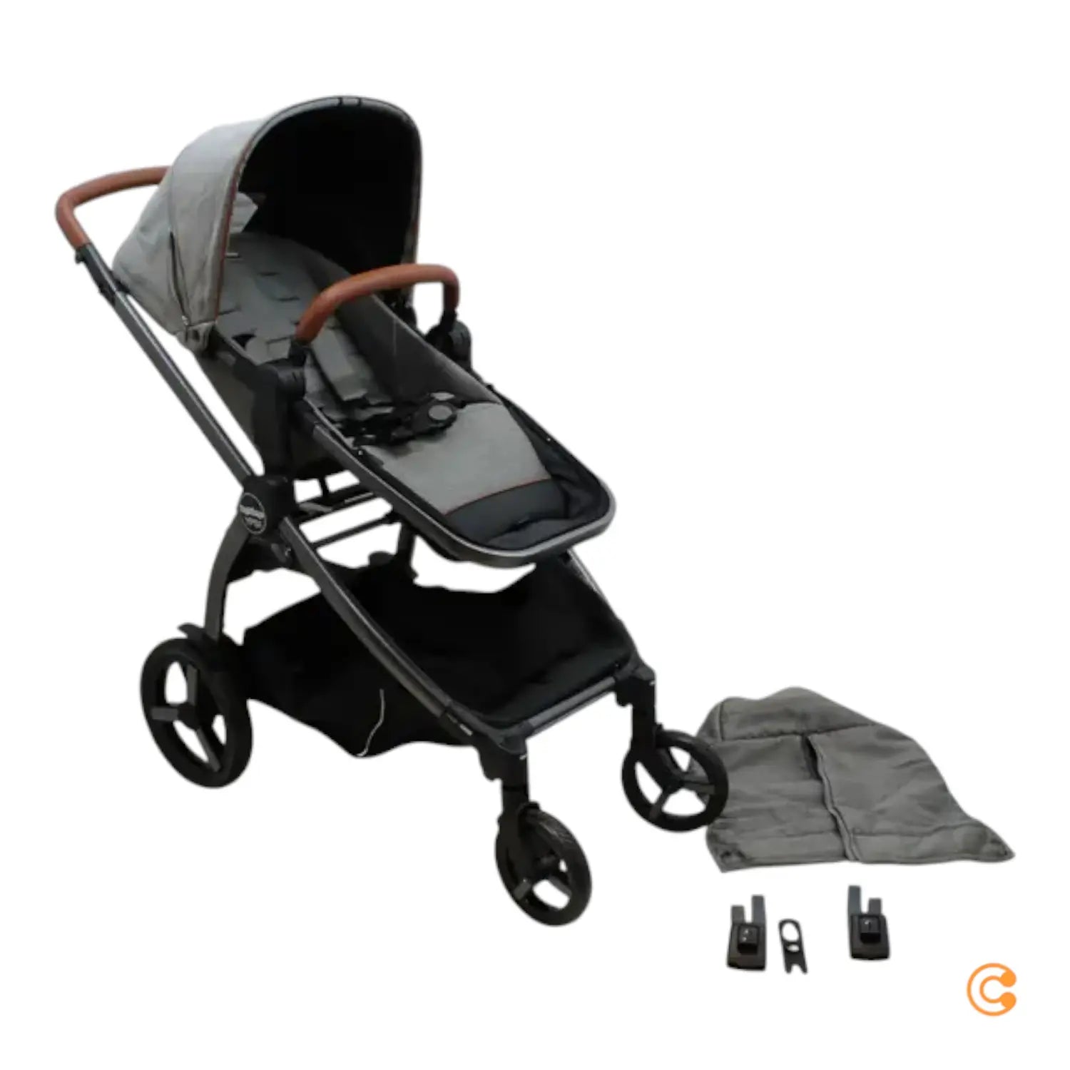 B-Ware Peg Perego Kinderwagen Kombi Ypsi Polo Schwarz Siehe Text/Foto - 8005475388785