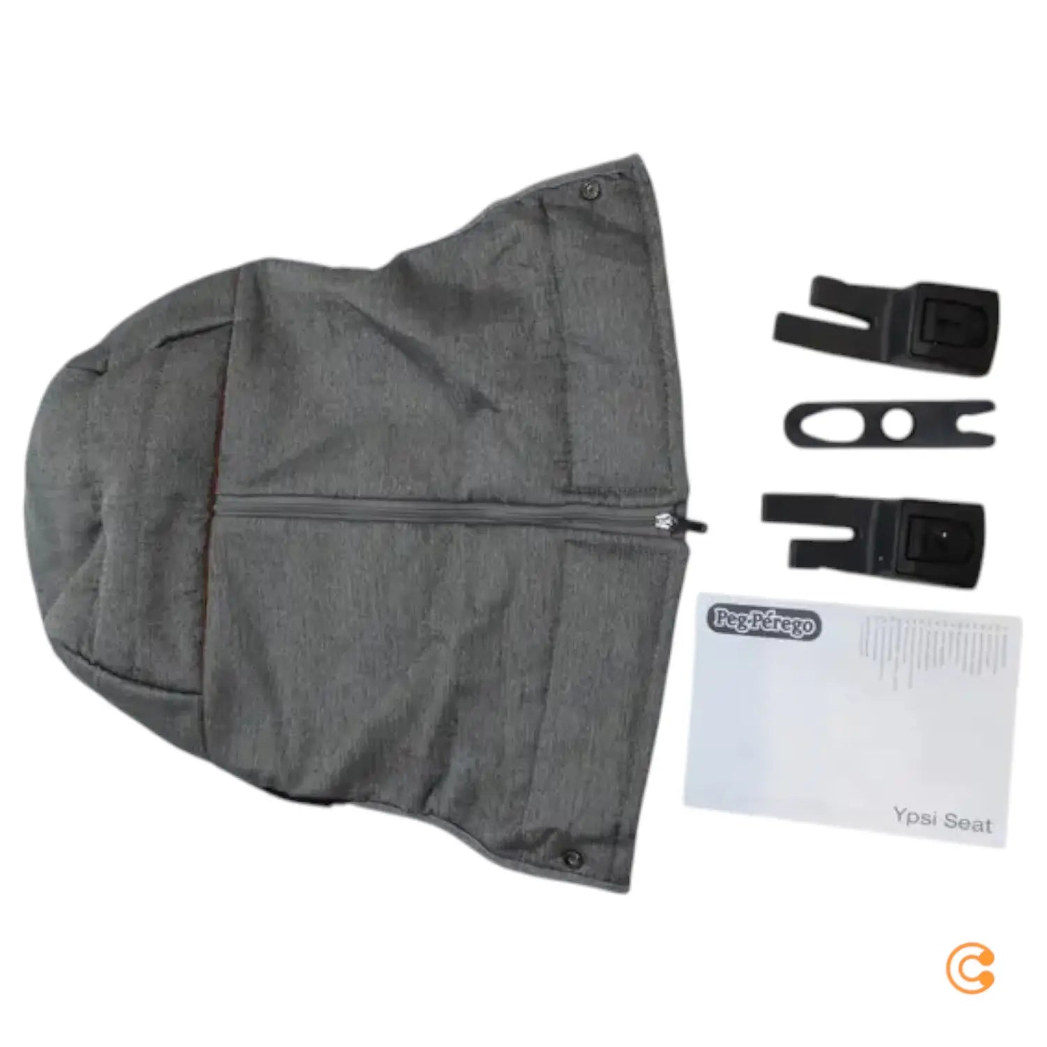 B-Ware Peg Perego Kinderwagen Kombi Ypsi Polo Schwarz Siehe Text/Foto - 8005475388785