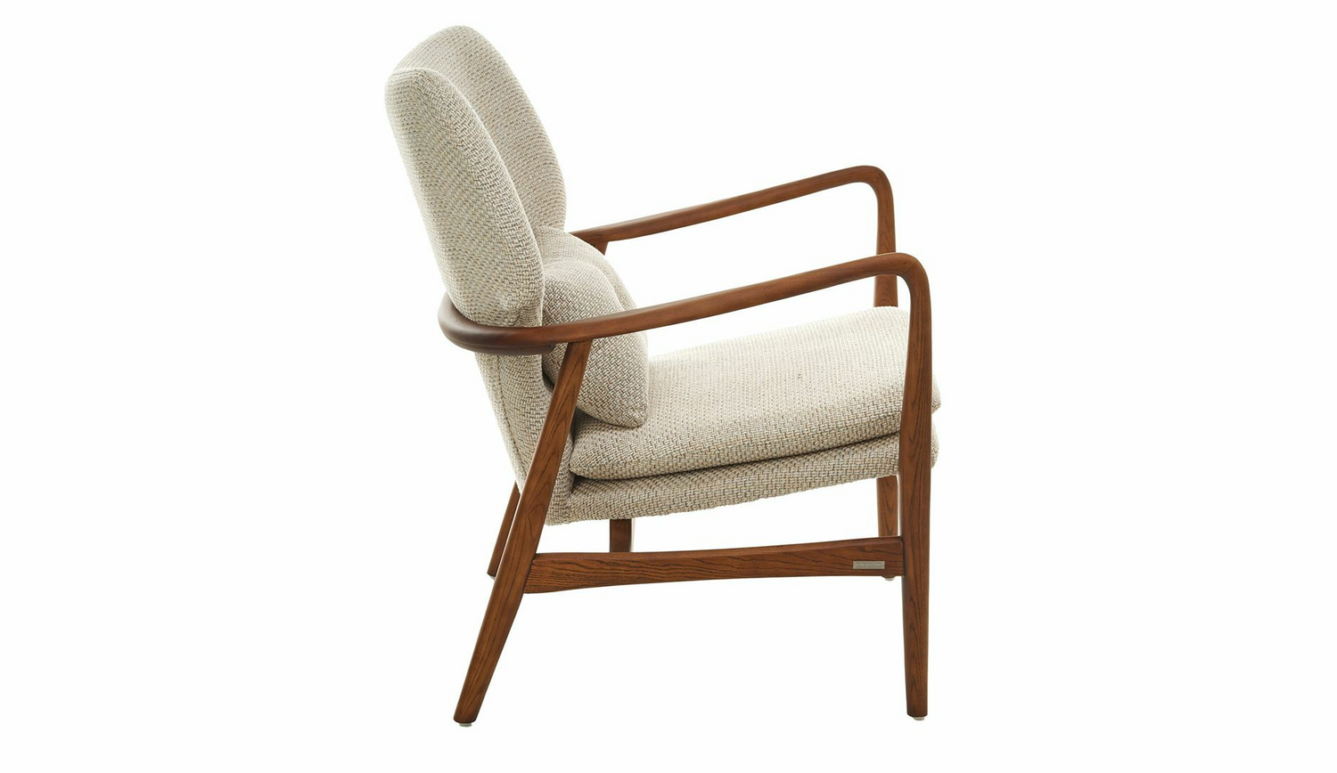 B-Ware Pols Potten Peggy Armlehnstuhl Sessel Designerstuhl Stuhl Esche Beige Armlehnen - 8718142028678