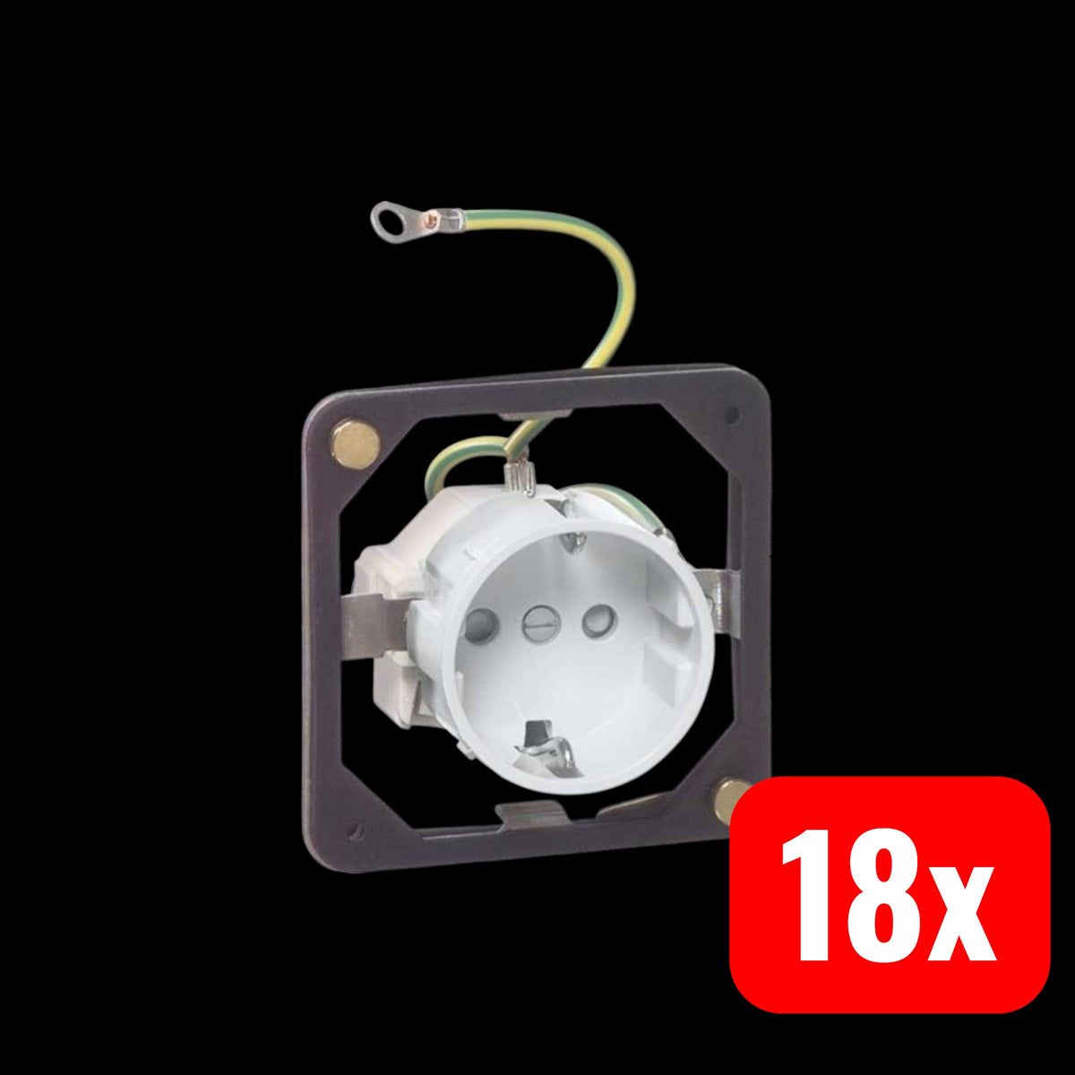 PEHA by Honeywell Steckdoseneinsatz 909494 Schalterprogramm Einsatz 18 STÜCK - 4010105909494