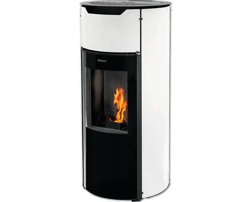 B-Ware Aduro Ofen Kamin Pelletofen P1.4 Heizen Stahl Schwarz Weiß Automatik Wlan - 5704065010466