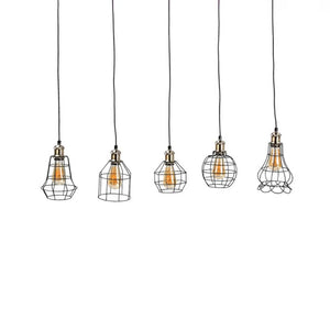 B-Ware Lindby Pendelleuchte Alberta Fünfflammig Deckenlampe Hängeleuchte Deckenlampe