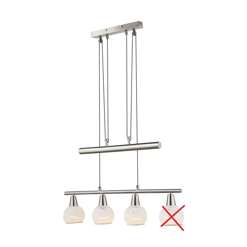 B-Ware Elliott Pendellampe Hängeleuchte Pendelleuchte  Glas 60 Cm Siehe Text/Foto - 9007371319909