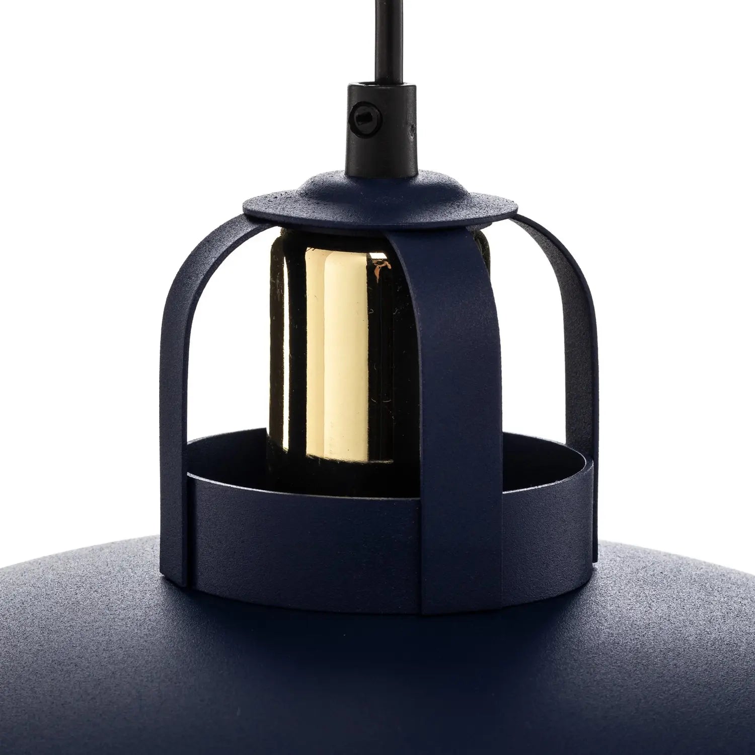 B-Ware Milagro Pendellampe Felix Blau Gold 1 Flammig E27 Pendelleuchte Lampe Leuchte - 5902693777144