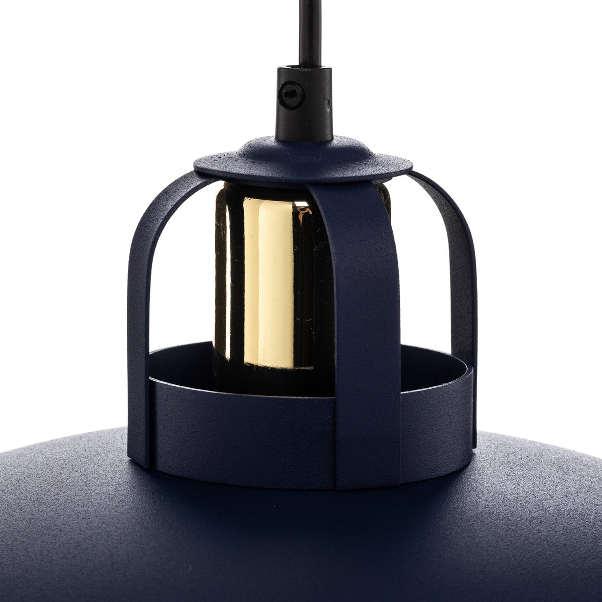 Milagro Pendellampe Felix blau gold 1-flammig E27 Pendelleuchte Lampe Leuchte - 5902693777144