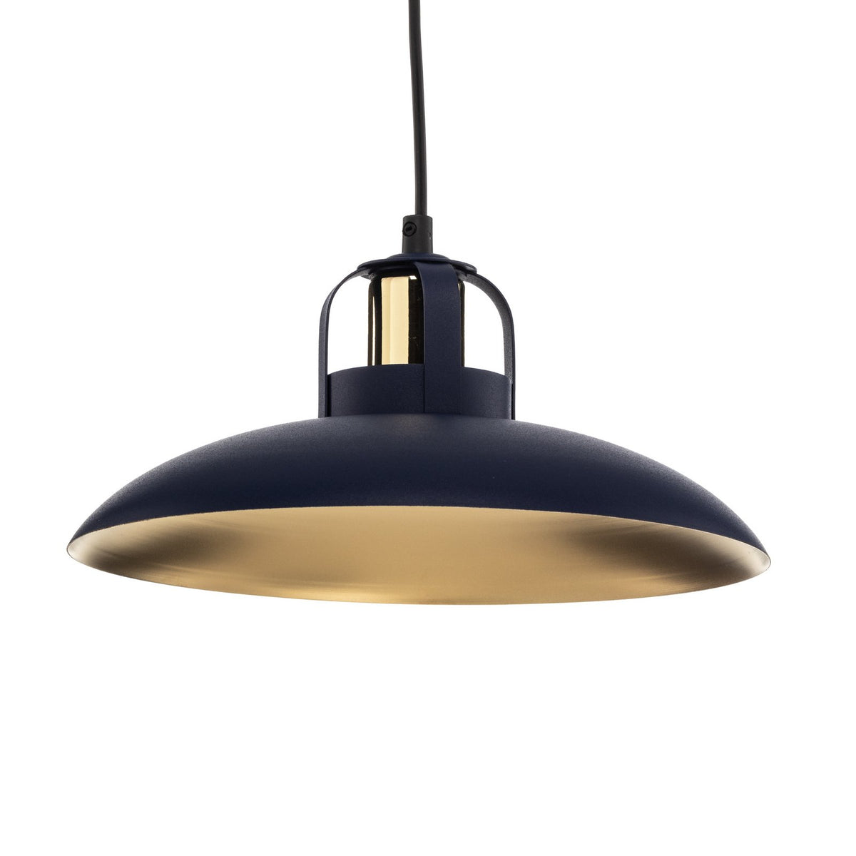 Milagro Pendellampe Felix blau gold 1-flammig E27 Pendelleuchte Lampe Leuchte - 5902693777144