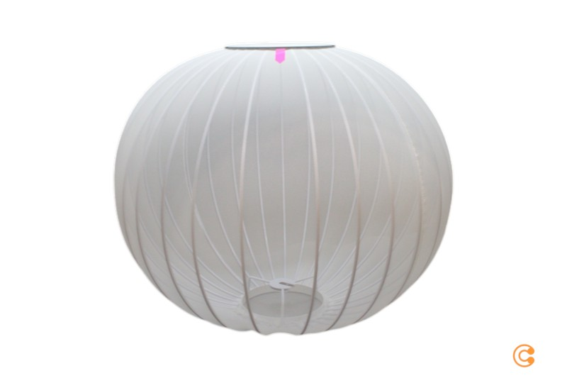 Markslöjd Pendellampe Florence Weiß ø 50 Cm Nylon Pendelleuchte Siehe Text/Foto B-Ware - 7330024612877
