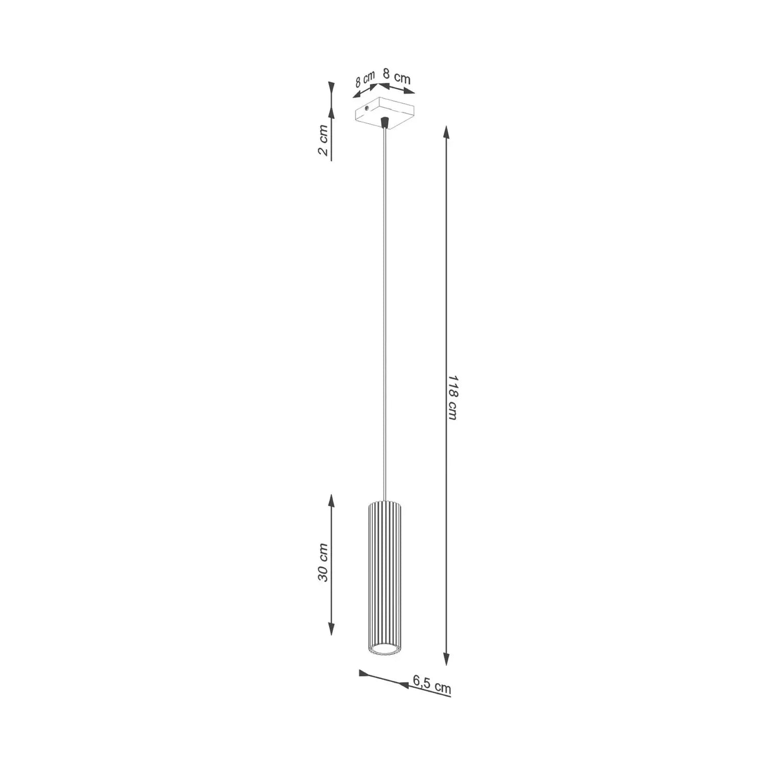 B-Ware Pendellampe Karbon Hängelampe Gold Aluminium Dimmbar ø 6 Cm Gu10 Led Leuchte - 5907073000324