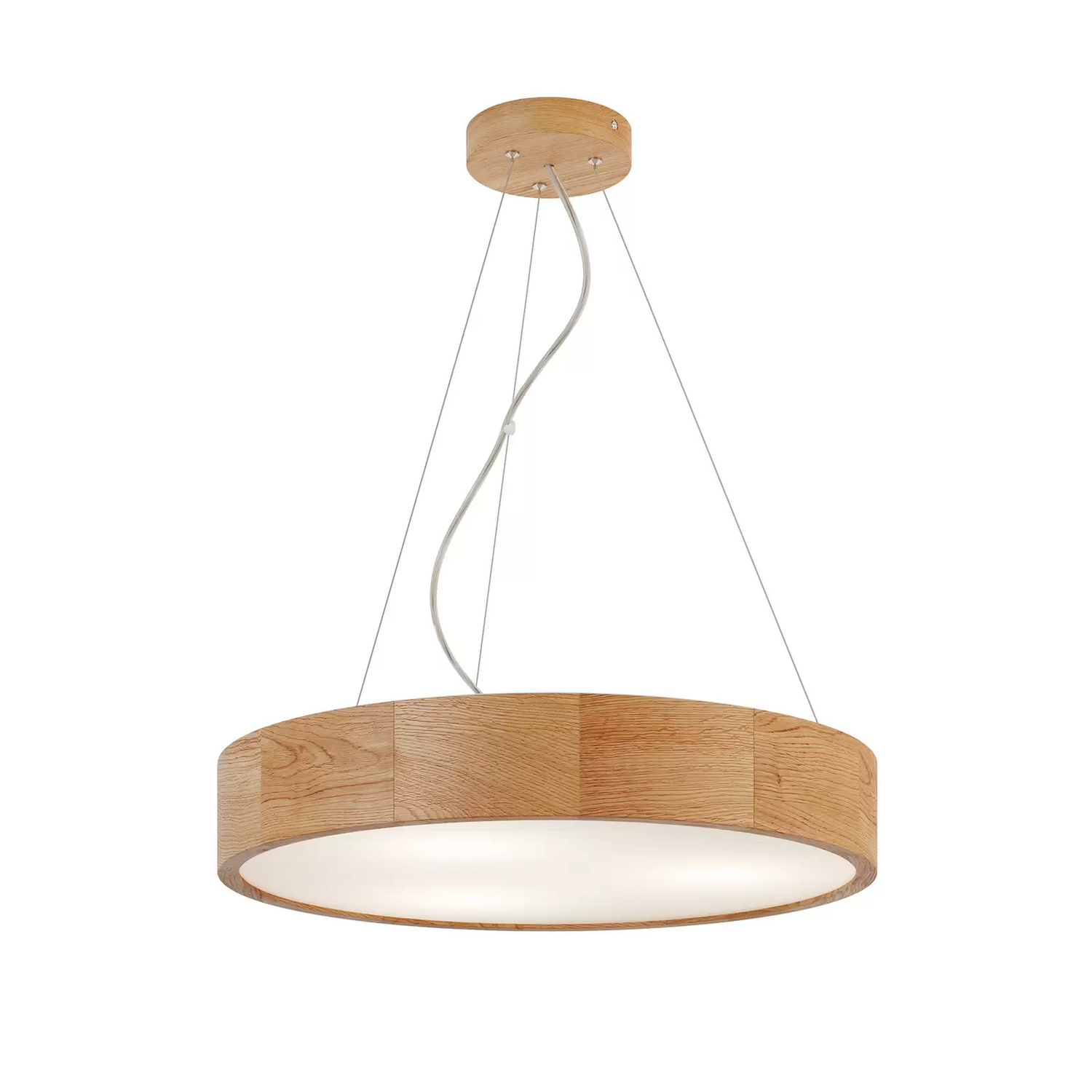 B-Ware Envostar Pendellampe Kerio ø 47 Cm Eiche Pendellampe Lampe Leuchte Spot Licht - 4251911789218