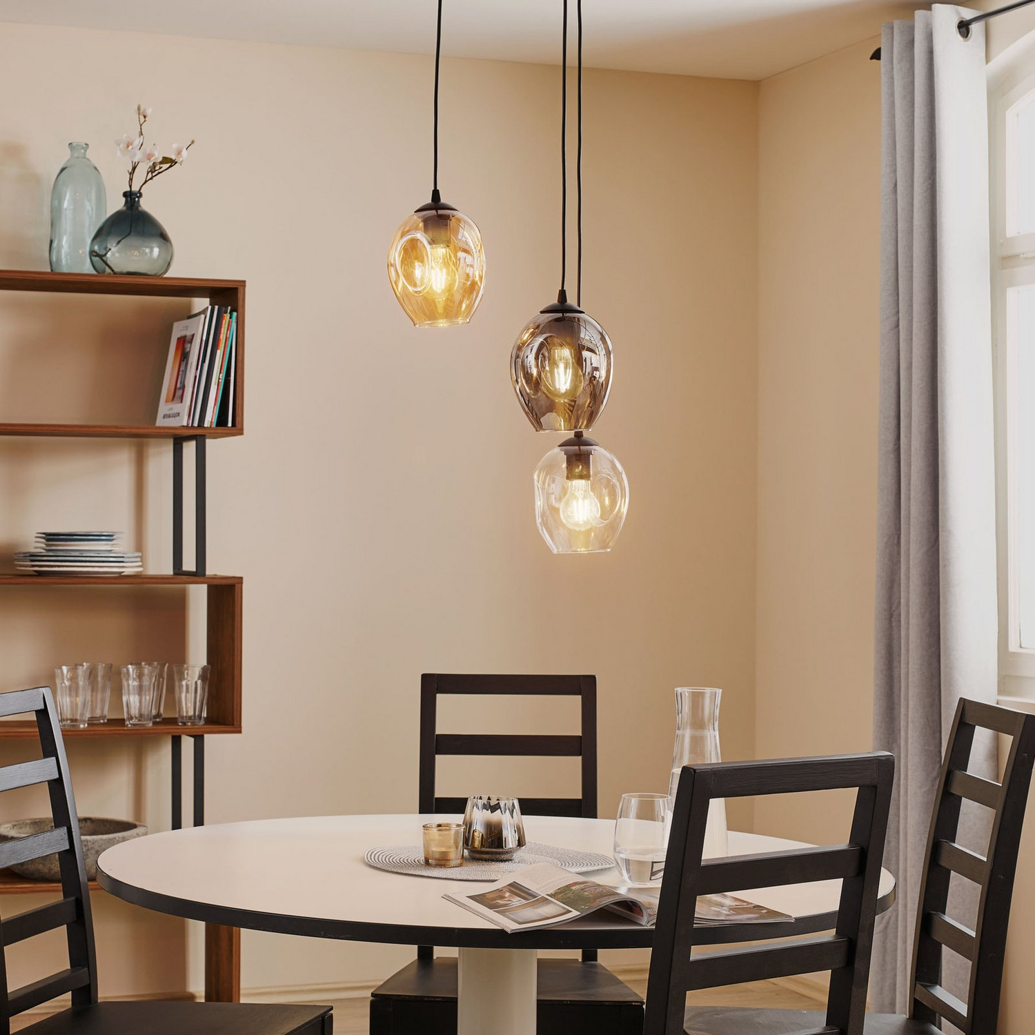B-Ware Pendellampe Starla Hängeleuchte Hängelampe Wohnzimmerlampe Lampe Leuchte 230 V