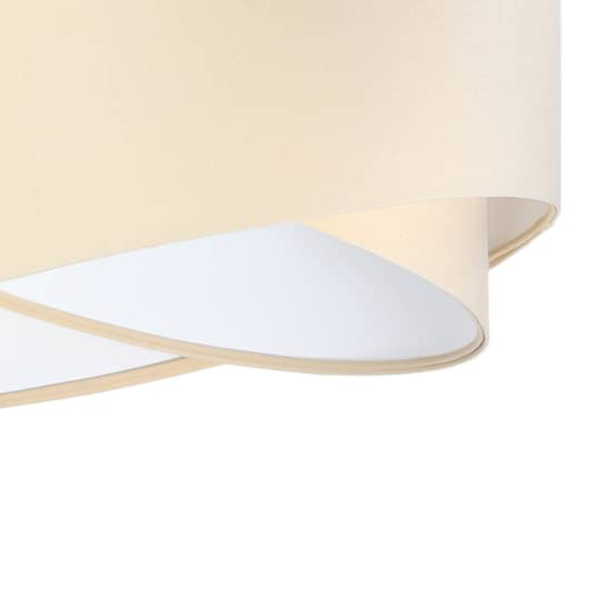 B-Ware Euluna Pendelleuchte Vivien Zweifarbig Beige/Weiß Pendelleuchte Deckenlampe L350 - 5902751346015