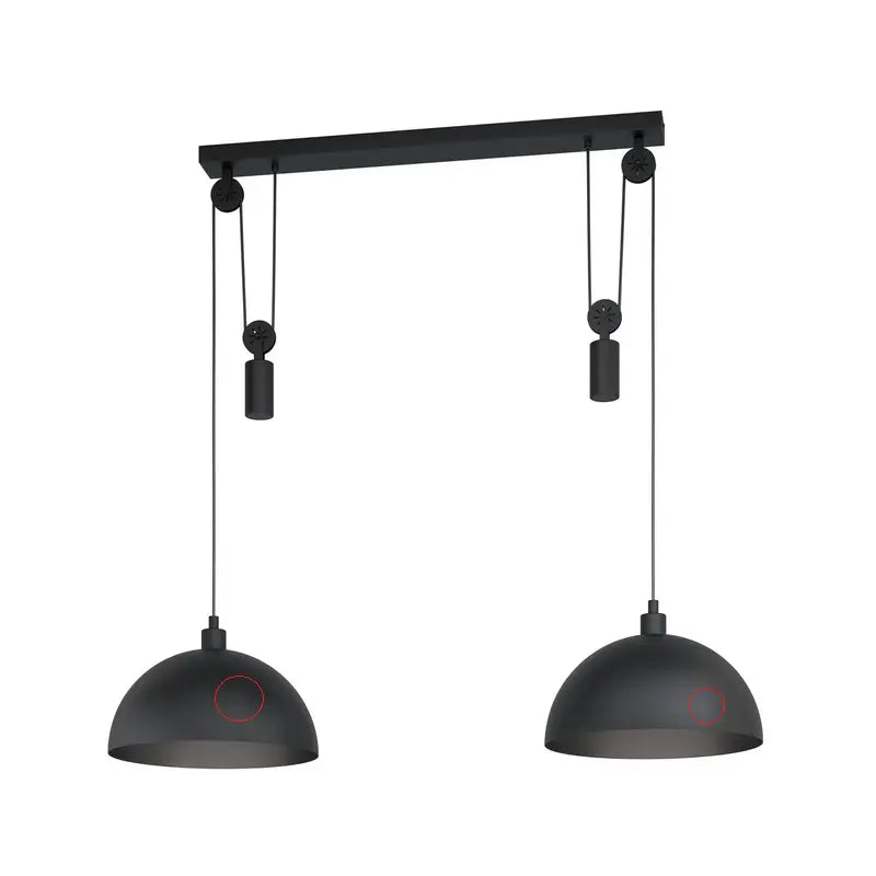 B-Ware Eglo Pendellampe Hängelampe Winkworth Schwarz Metall Lampe Siehe Text/Foto - 9002759434366