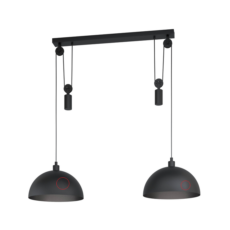 EGLO Pendellampe Hängelampe Winkworth schwarz Metall Lampe SIEHE TEXT/FOTO - 9002759434366