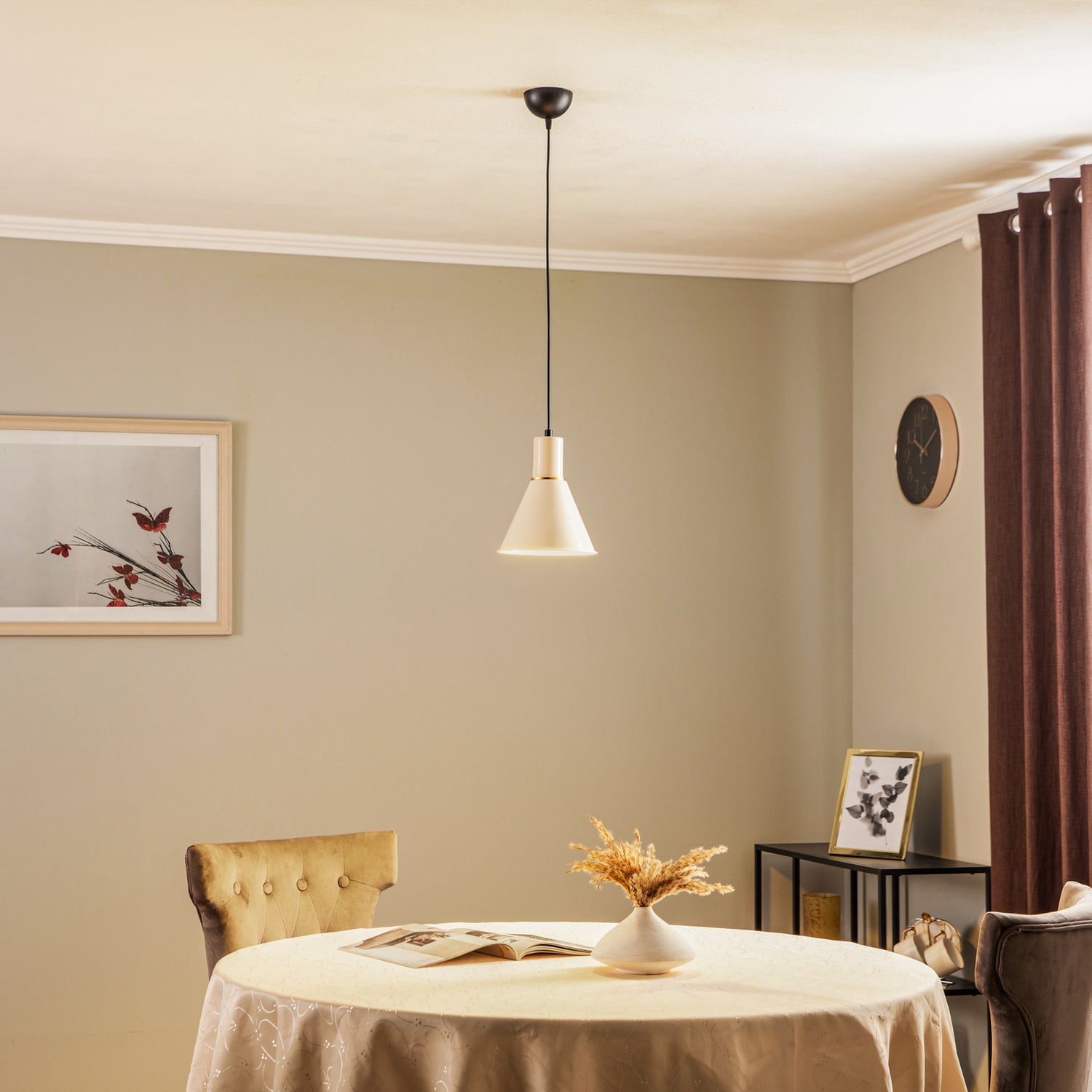 B-Ware Avonni Pendelleuchte Av 4106 M22 Bby Hängelampe Deckenleuchte Weiß  - 8698957173193